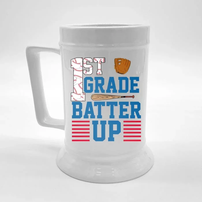 1st Grade Batter Up Front & Back Beer Stein