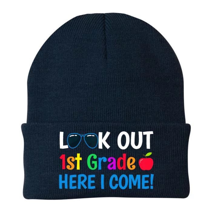 1st Grade Boy Girl Look out 1st Grade Here I Come Knit Cap Winter Beanie