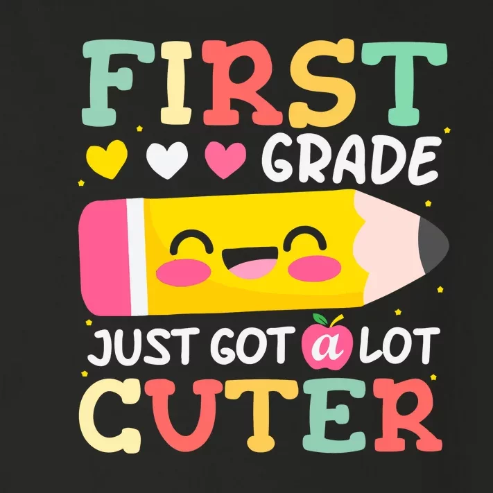 1st Grade Back To School Just Got A Lot Cuter Gift Toddler Long Sleeve Shirt