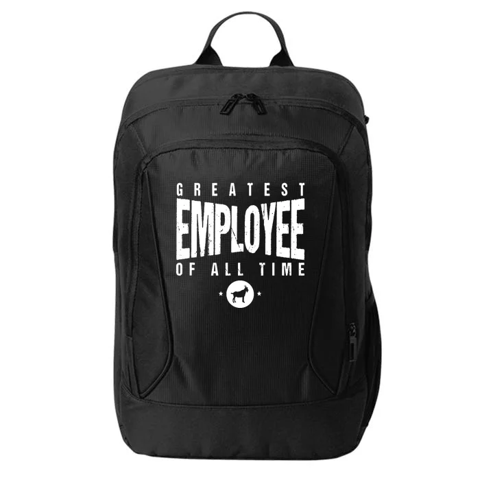 1 Greatest Employee Of All Time Employee 1 Employee Goat City Backpack