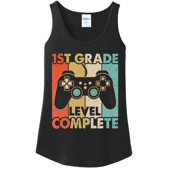 1St Grade Graduation Level Complete Video Games Ladies Essential Tank