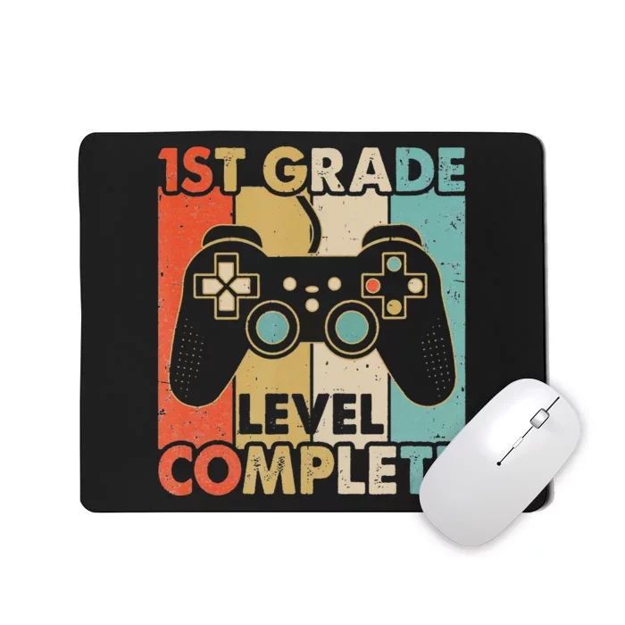 1St Grade Graduation Level Complete Video Games Mousepad