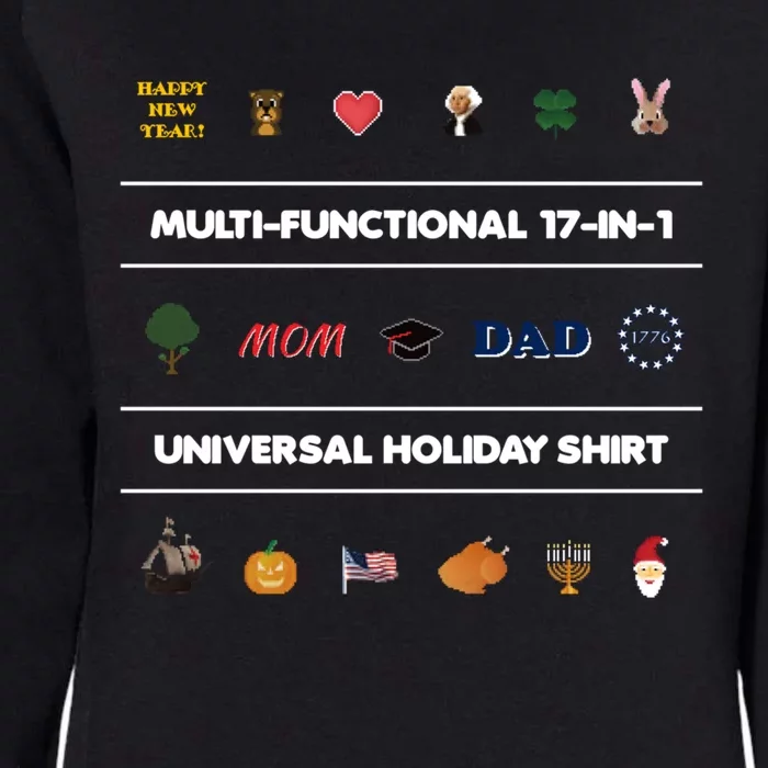 17cute Giftincute Gift1 Universal Holiday Pixel Art Funny Gift Womens California Wash Sweatshirt