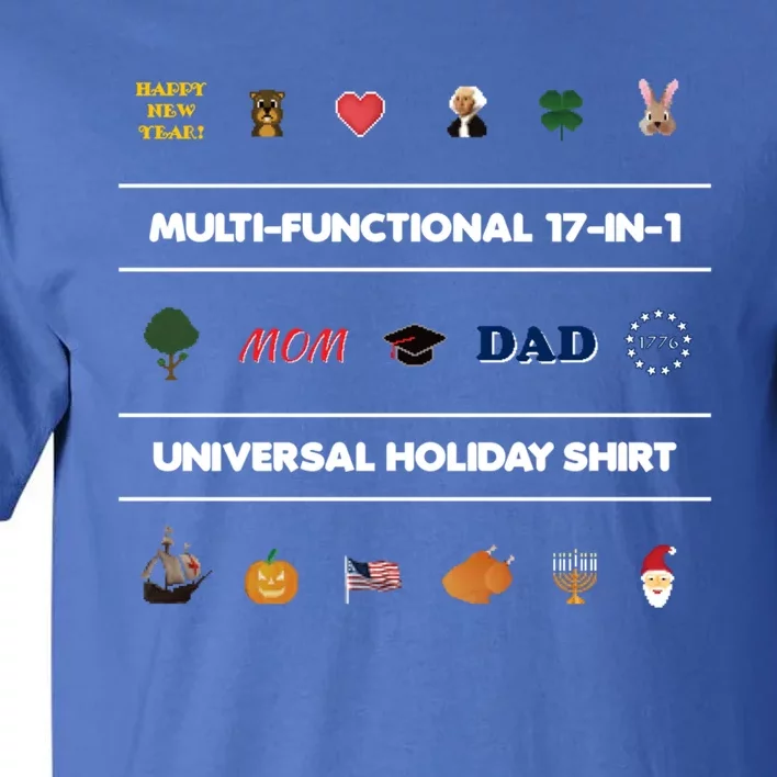 17cute Giftincute Gift1 Universal Holiday Pixel Art Funny Gift Tall T-Shirt