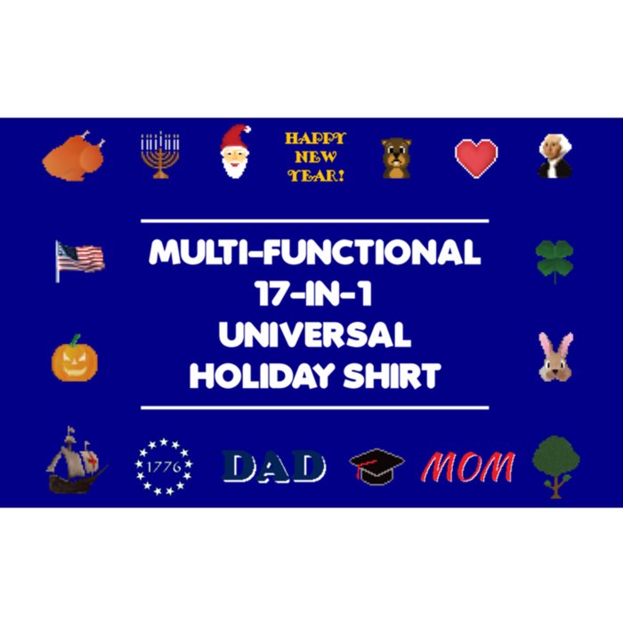 17cute Giftincute Gift1 Universal Holiday Pixel Art (V2) Gift Bumper Sticker