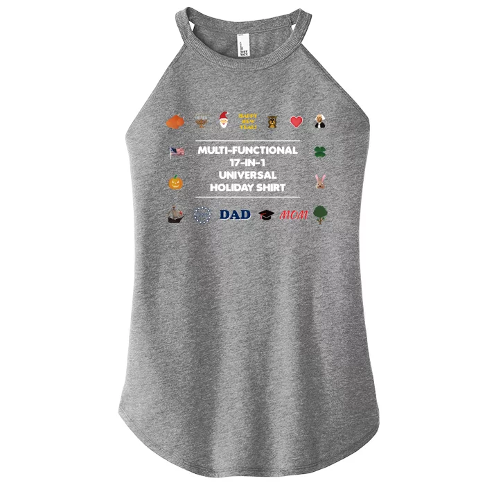 17cute Giftincute Gift1 Universal Holiday Pixel Art (V2) Gift Women’s Perfect Tri Rocker Tank