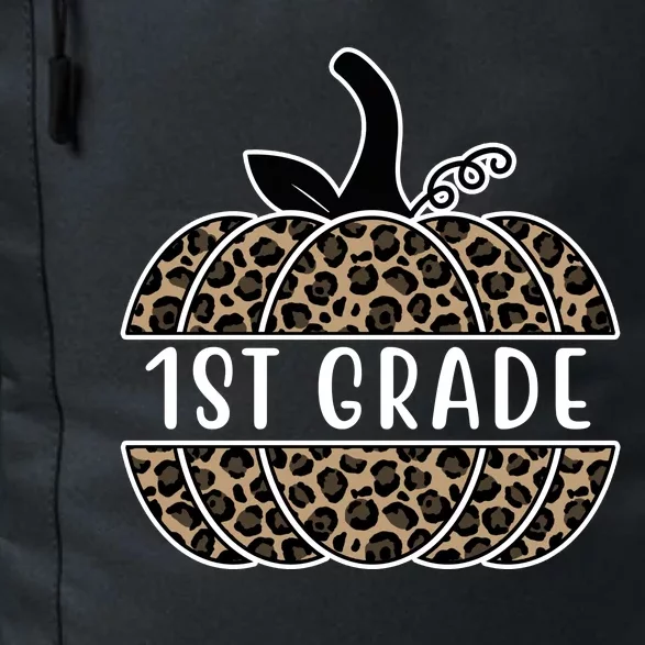 1st Grade Leopard Pumpkin Daily Commute Backpack