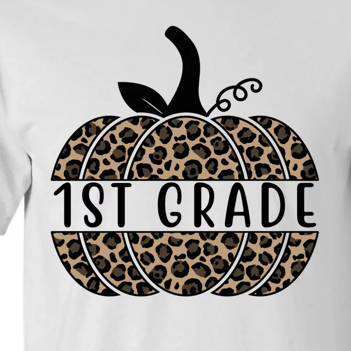 1st Grade Leopard Pumpkin Tall T-Shirt