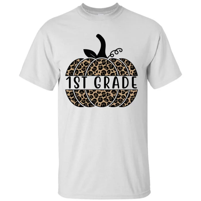 1st Grade Leopard Pumpkin Tall T-Shirt