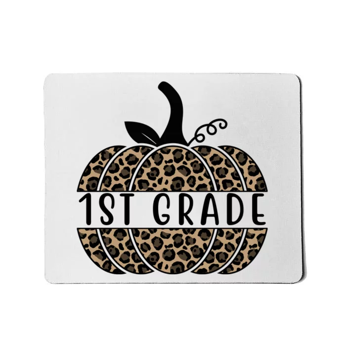 1st Grade Leopard Pumpkin Mousepad