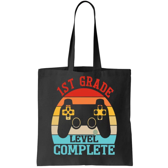 1st Grade Level Complete Last Day Of School Graduation Tote Bag