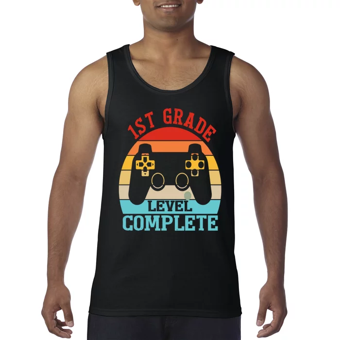 1st Grade Level Complete Last Day Of School Graduation Tank Top