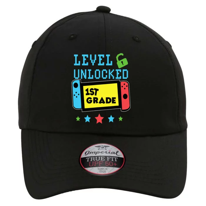 1st Grade Level Unlocked Gamer First Day Of School The Original Performance Cap