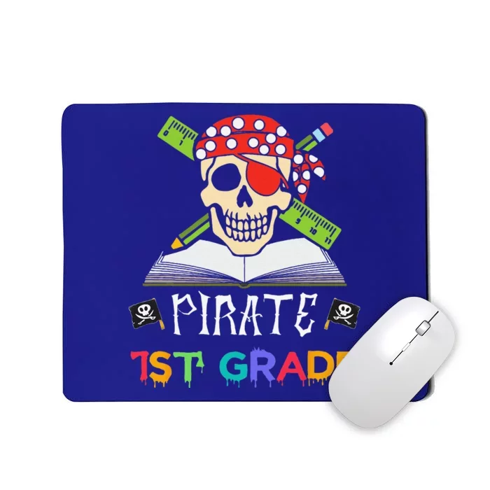 1st Grade Pirate Halloween Gift For Student Teacher Mousepad