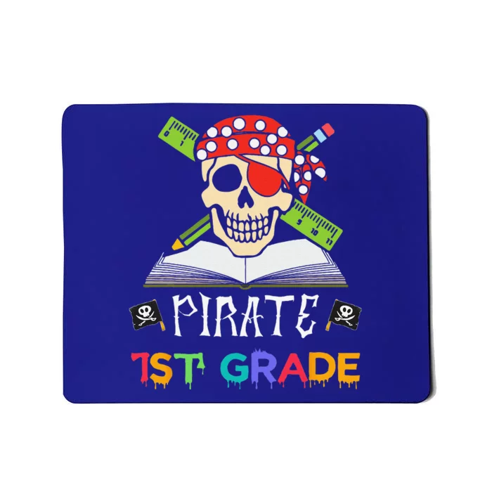 1st Grade Pirate Halloween Gift For Student Teacher Mousepad