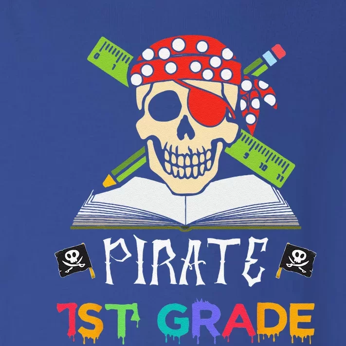 1st Grade Pirate Halloween Gift For Student Teacher Toddler Long Sleeve Shirt