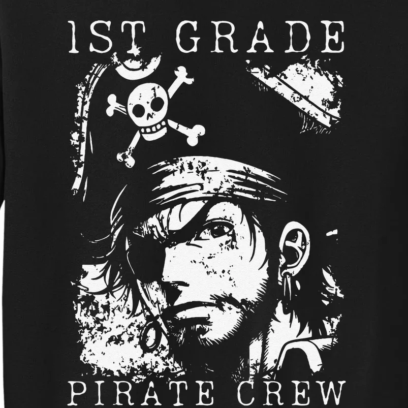 1st Grade Pirate Crew Halloween Student Teacher Sweatshirt