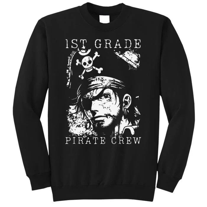 1st Grade Pirate Crew Halloween Student Teacher Sweatshirt