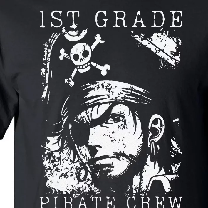 1st Grade Pirate Crew Halloween Student Teacher Tall T-Shirt