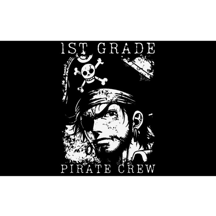 1st Grade Pirate Crew Halloween Student Teacher Bumper Sticker