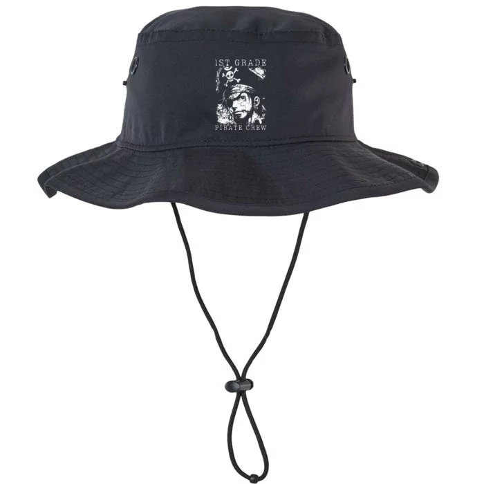 1st Grade Pirate Crew Halloween Student Teacher Legacy Cool Fit Booney Bucket Hat