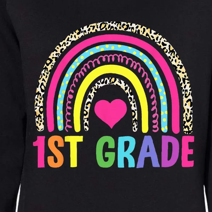 1st Grade Rainbow First Grade Team Teacher Womens California Wash Sweatshirt