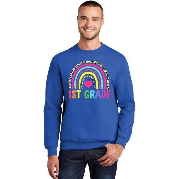 1st Grade Rainbow First Grade Team Teacher Sweatshirt