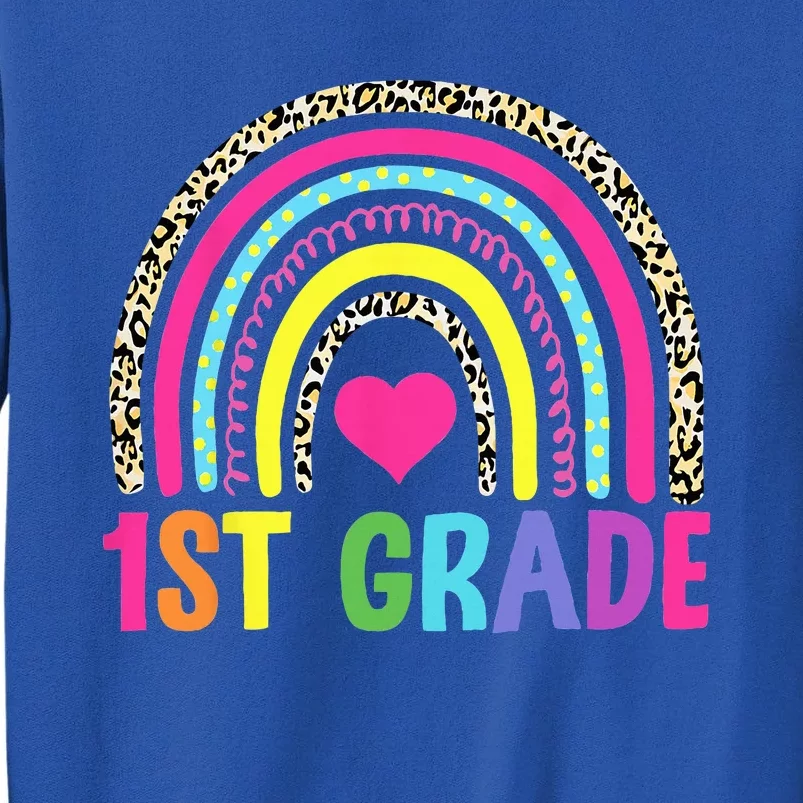 1st Grade Rainbow First Grade Team Teacher Sweatshirt