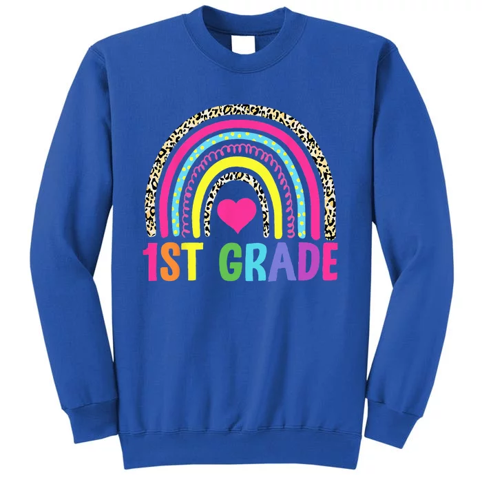 1st Grade Rainbow First Grade Team Teacher Sweatshirt