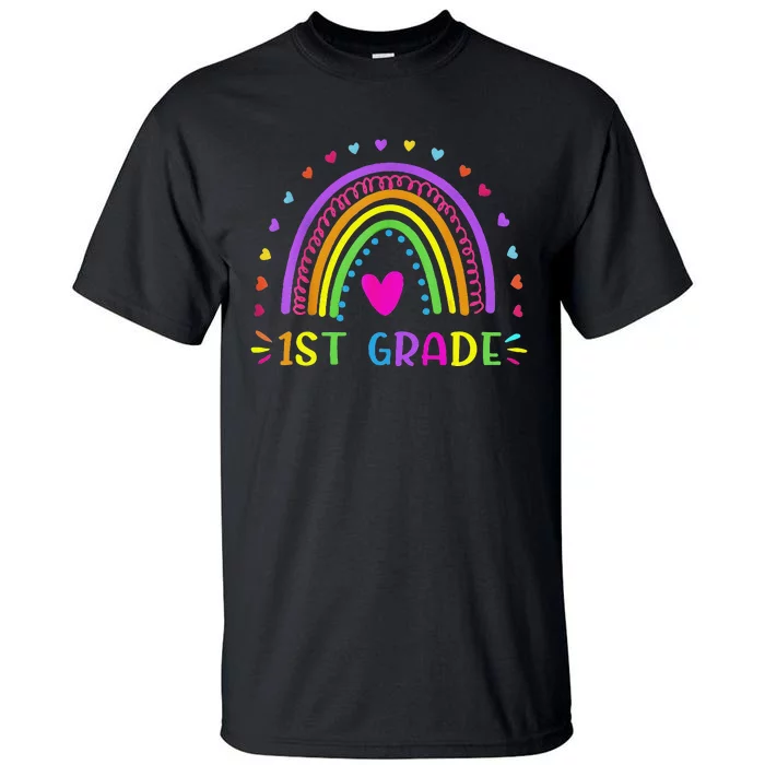 1st Grade Rainbow Teacher Team 1st Grade Squad Tall T-Shirt