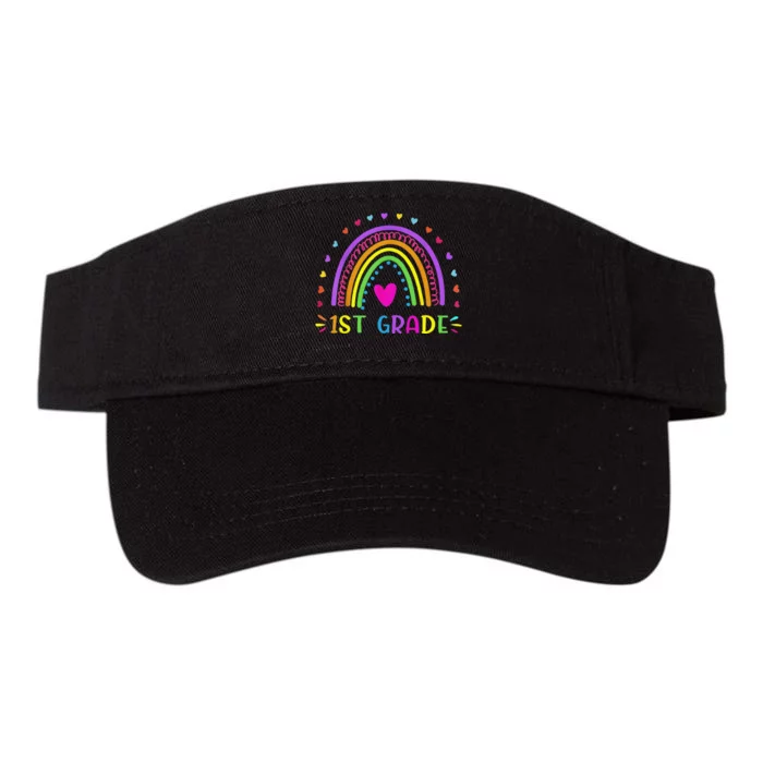 1st Grade Rainbow Teacher Team 1st Grade Squad Valucap Bio-Washed Visor