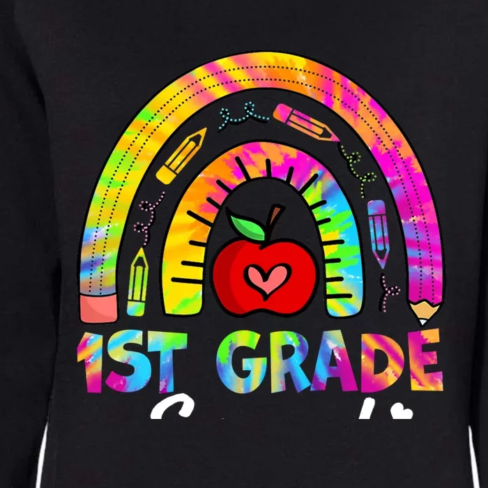 1St Grade Squad Back To School First Grade Teacher Gift Womens California Wash Sweatshirt