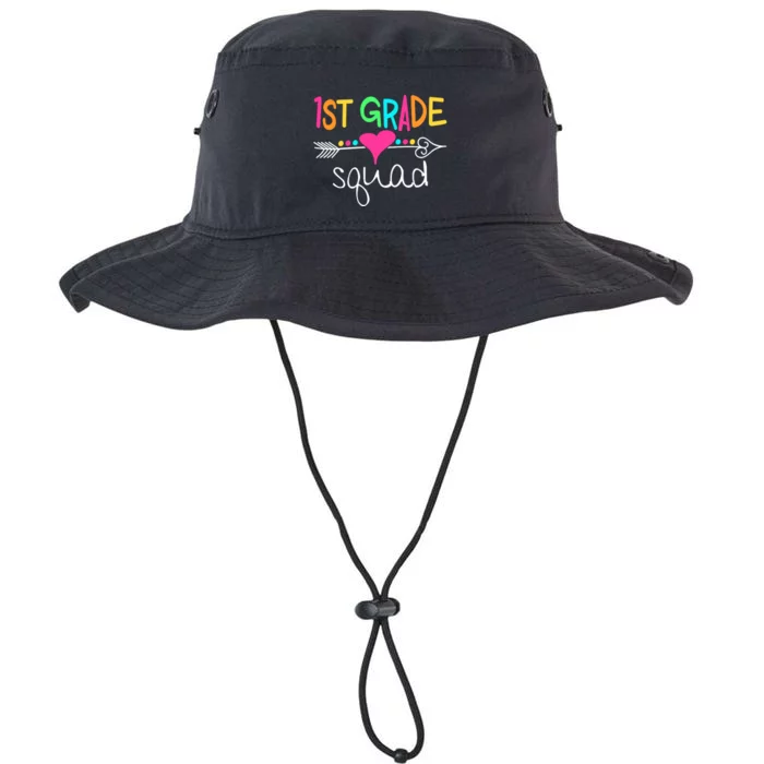 1st Grade Squad First Teacher Student Team Back To School Gift Legacy Cool Fit Booney Bucket Hat