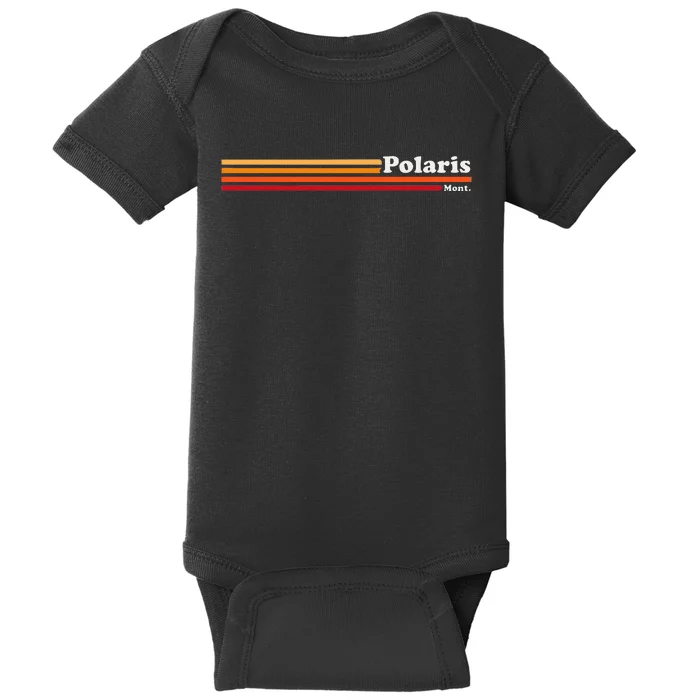 1980s Graphic Style Polaris Montana Baby Bodysuit