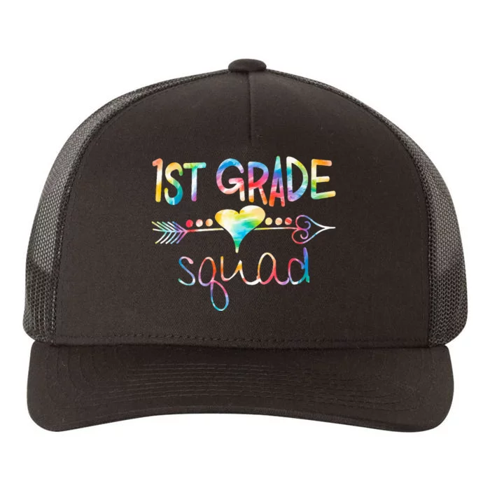 1st Grade Squad First Grade Team Teacher Yupoong Adult 5-Panel Trucker Hat