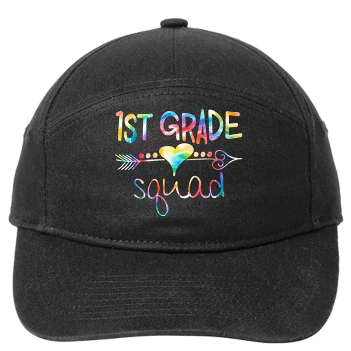 1st Grade Squad First Grade Team Teacher 7-Panel Snapback Hat