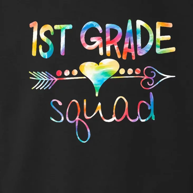 1st Grade Squad First Grade Team Teacher Toddler Hoodie