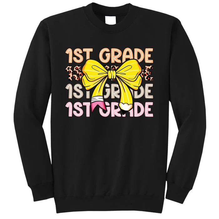 1st Grade Squad First Grade Team 1st Day Of School Tall Sweatshirt