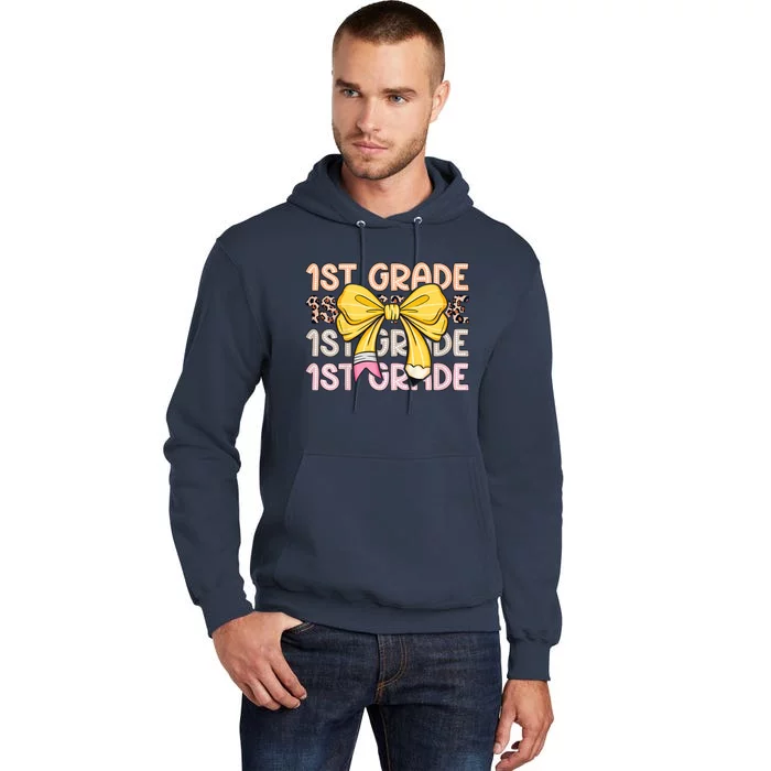 1st Grade Squad First Grade Team 1st Day Of School Tall Hoodie