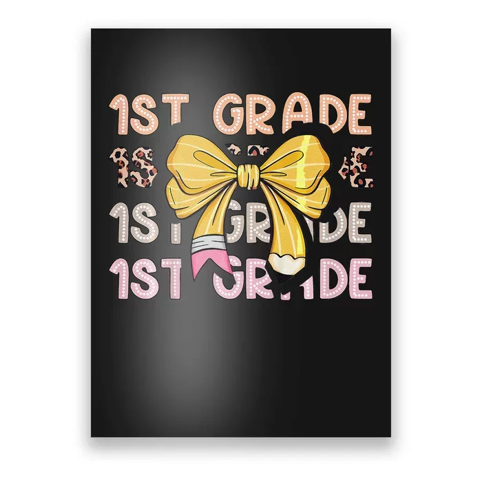 1st Grade Squad First Grade Team 1st Day Of School Gift Poster