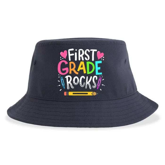 1st Grade Teacher Gift Sustainable Bucket Hat