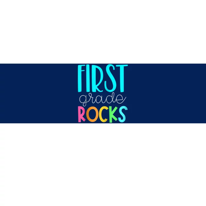 1st grade teacher - 1st grade rocks Zip Hoodie Bumper Sticker