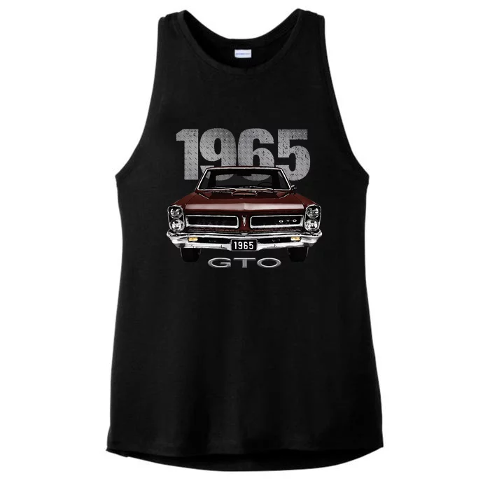 1965 Gto Vintage Cars Classic Ladies Tri-Blend Wicking Tank