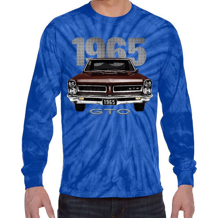 1965 Gto Vintage Cars Classic Tie-Dye Long Sleeve Shirt