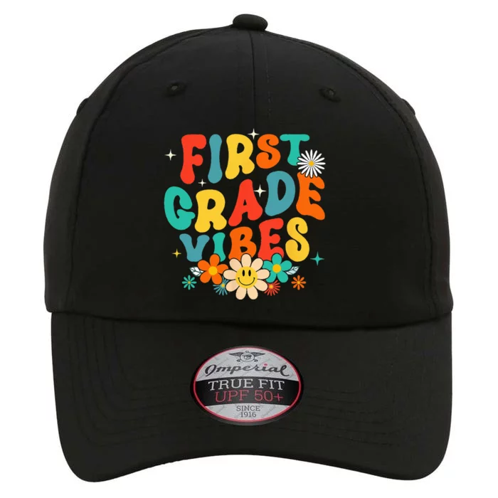 1st Grade Vibes Back To School Retro First Grade Teachers The Original Performance Cap