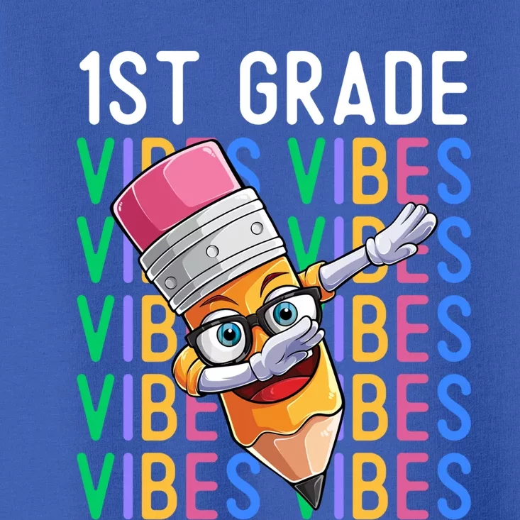 1St Grade Vibes Back To School Teachers 1St Grade Squad Great Gift Toddler T-Shirt