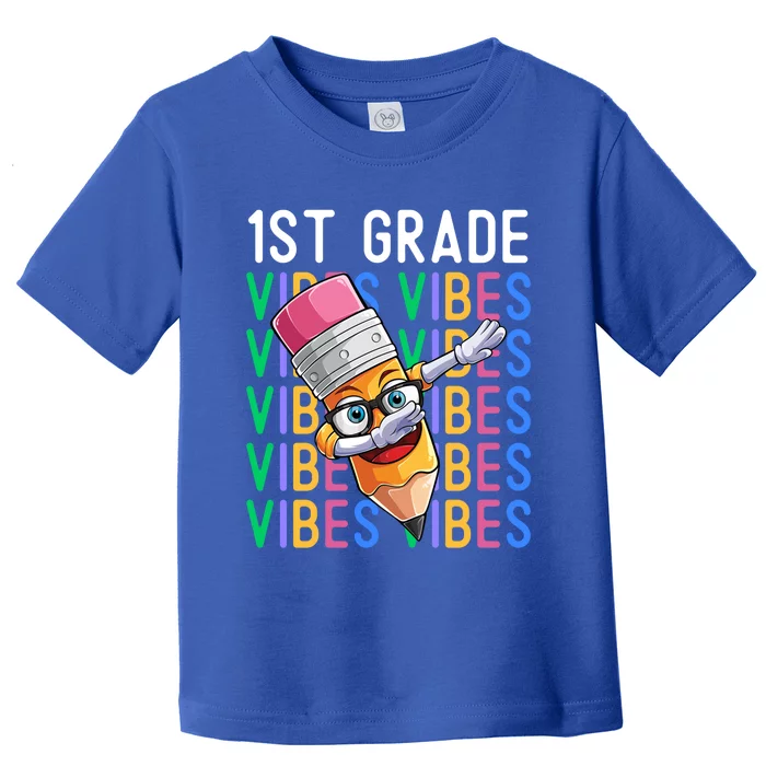 1St Grade Vibes Back To School Teachers 1St Grade Squad Great Gift Toddler T-Shirt