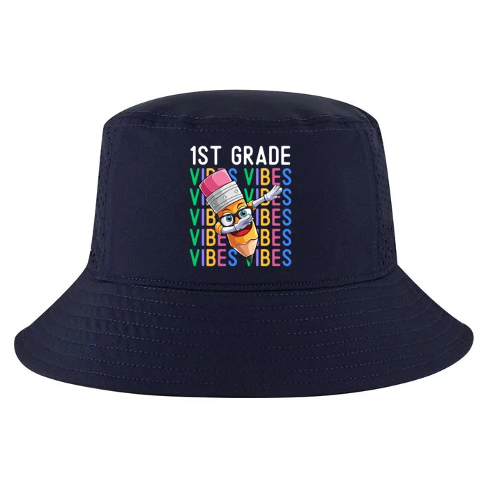 1St Grade Vibes Back To School Teachers 1St Grade Squad Great Gift Cool Comfort Performance Bucket Hat