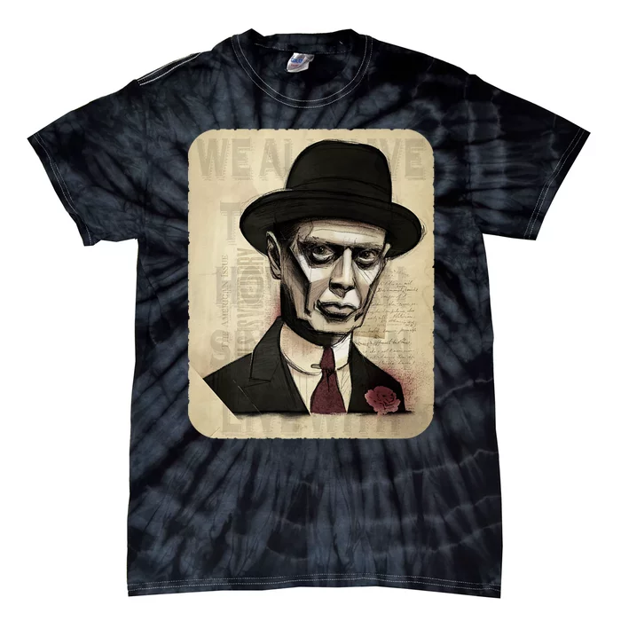 1920s Gangster Vintage Retro Art Design Tie-Dye T-Shirt