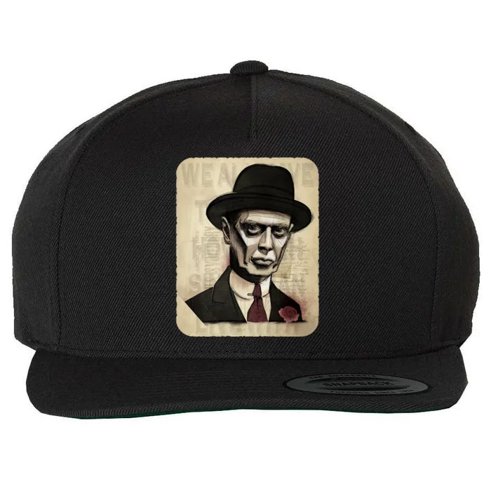 1920s Gangster Vintage Retro Art Design Wool Snapback Cap